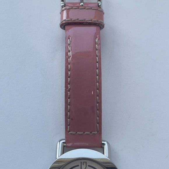 Coach Watch 0238 Pink Leather Band Genuine Leather - Picture 5 of 10